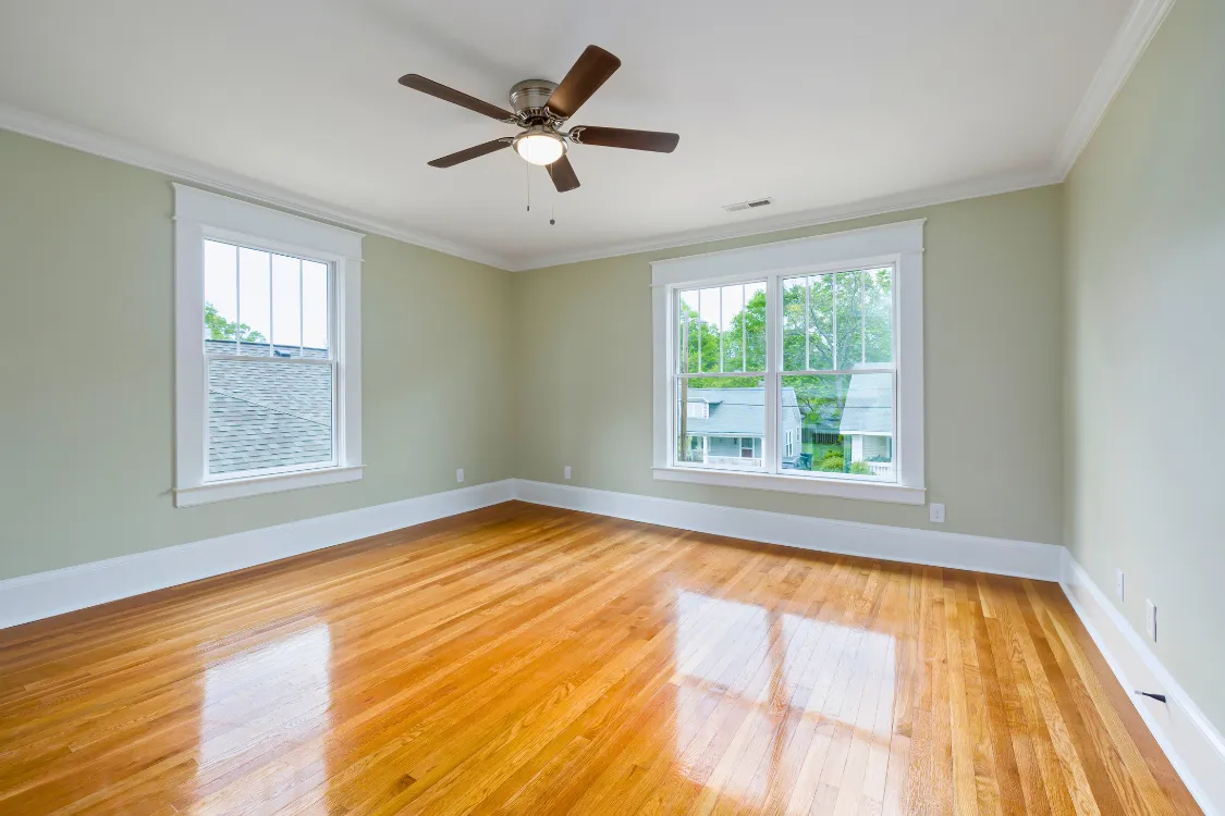 Interior room with professional drywall installation and finishing