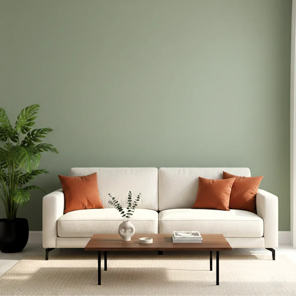 Finished drywall interior space designed for comfort and relaxation